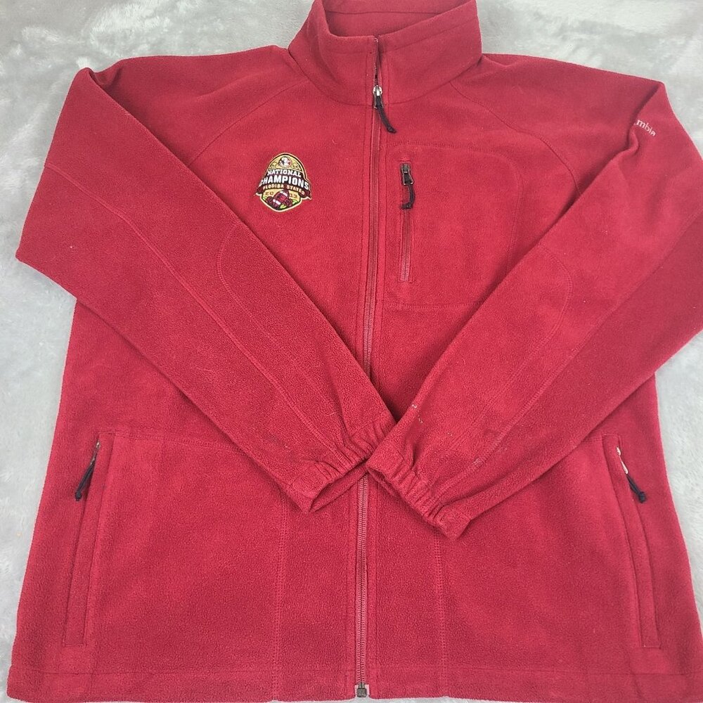 Columbia Florida State Seminoles Full Zip Size L Men’s 2013 National Champions